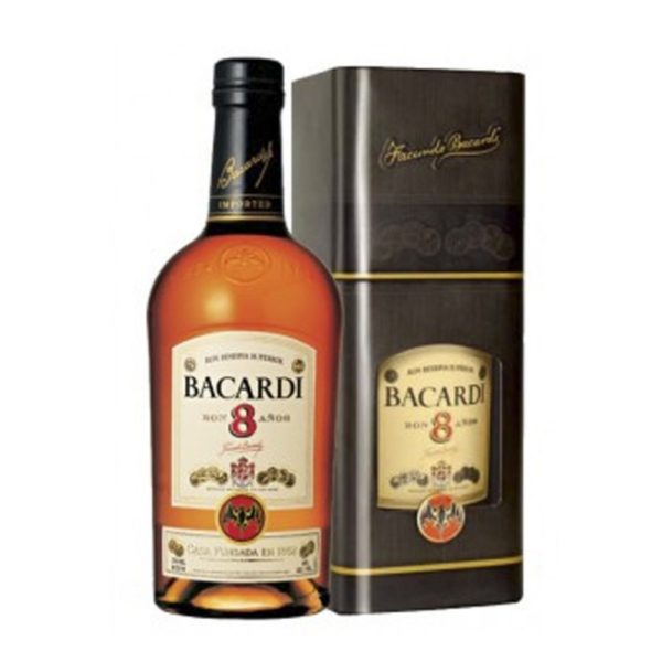 RON BACARDI 8 AÑOS 70 CL.