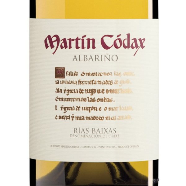 VINO BLANCO ALBARIÑO MARTIN CODAX