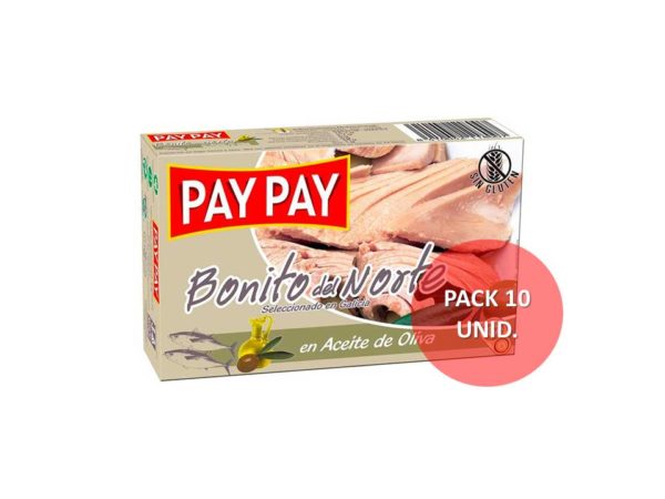 BONITO DEL NORTE EN ACEITE DE OLIVA PAYPAY PACK 10 UDS